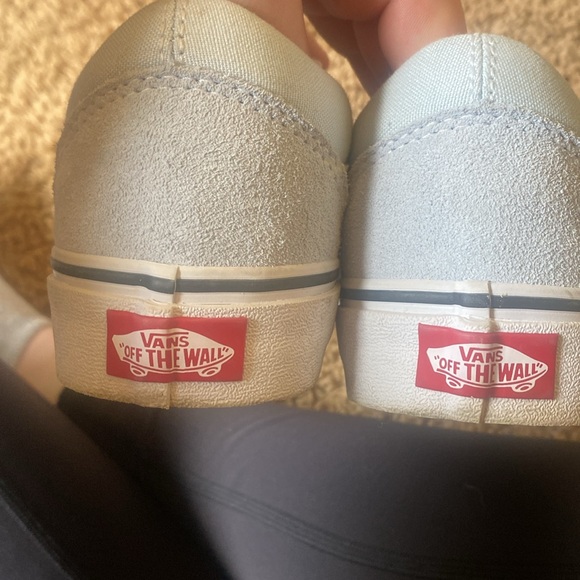 Womens 7.5 vans blue lace up vans - Picture 6 of 9